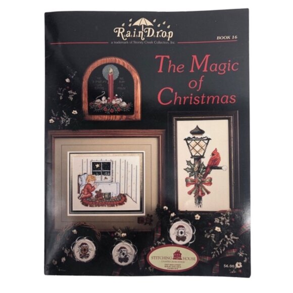 Stoney Creek Rain Drop The Magic Of Christmas Cross Stitch Pattern Book - Picture 1 of 2